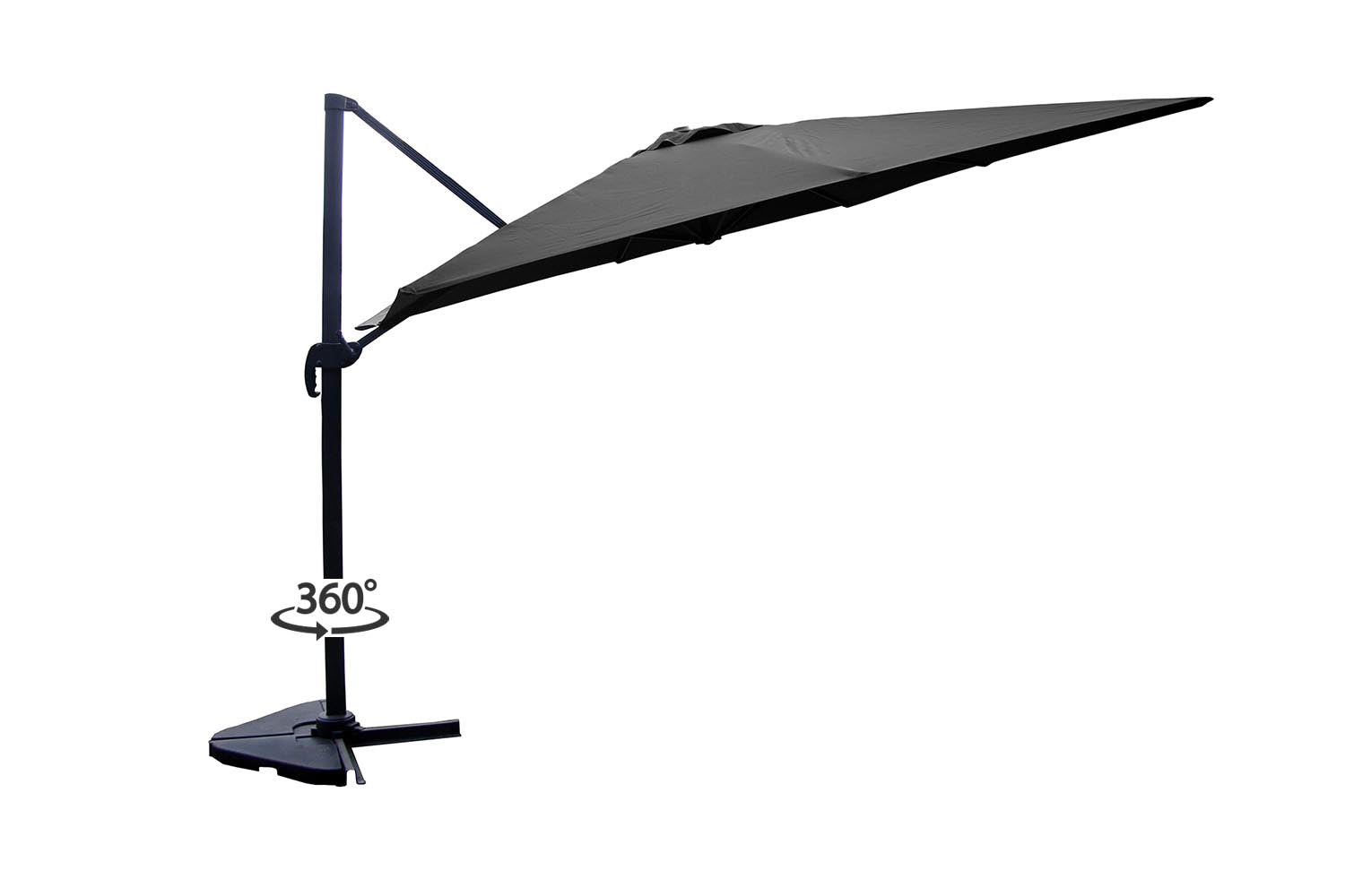 concept-usine-palatino-parasol-d-port-carr-3x3-m-gris image 1