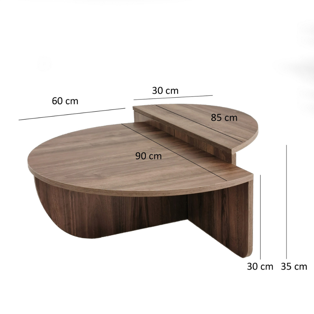 concept-usine-mila-table-basse-ronde-bois-modulable image 6
