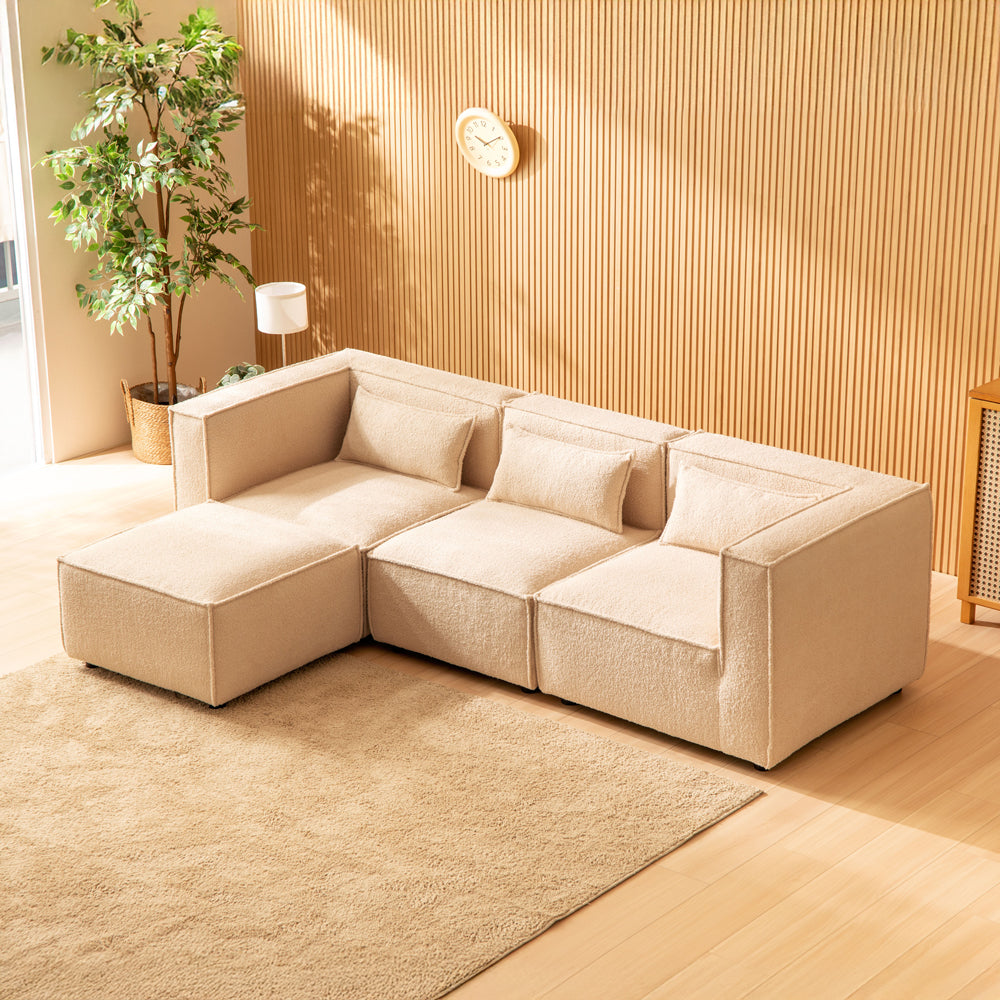 concept-usine-modular-canap-3-places-bouclette-beige image 3