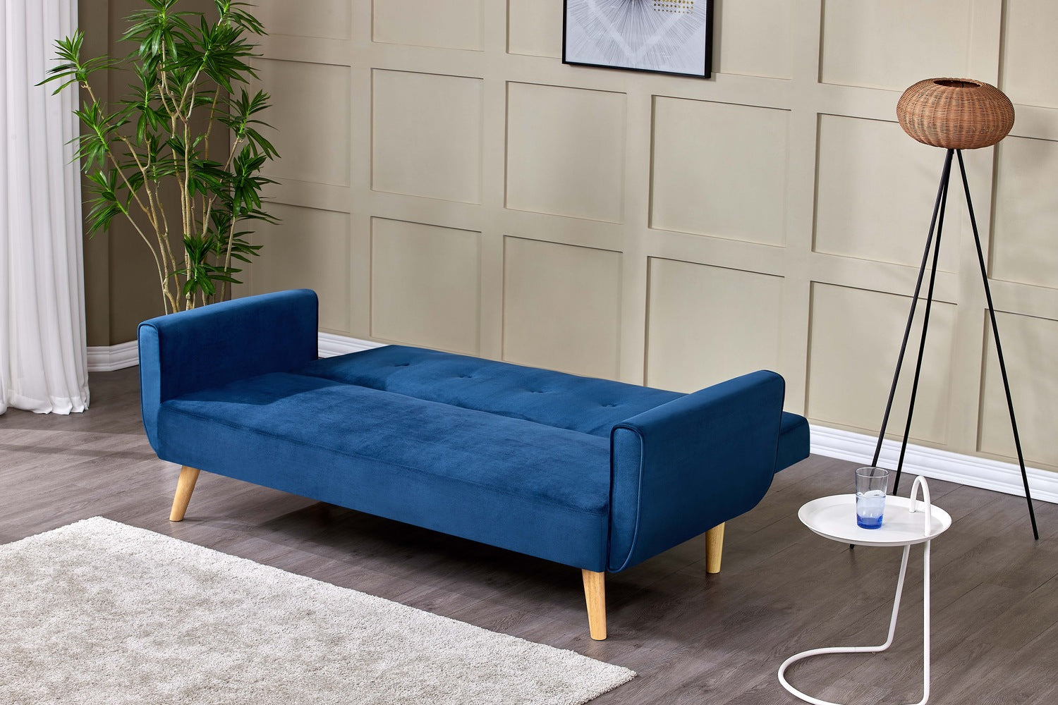 concept-usine-berlin-canap-convertible-3-places-velours-bleu image 3