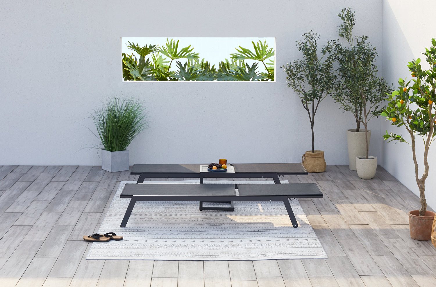 concept-usine-prato-transat-gris-lot-de-2-table-r-glable image 3