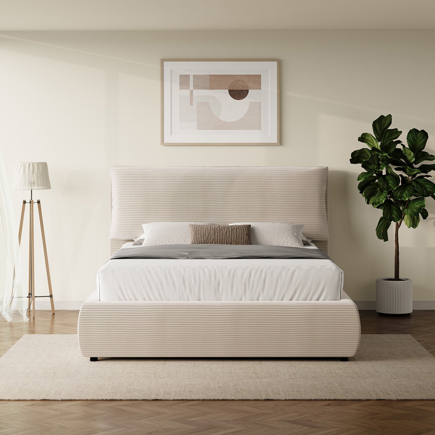 concept-usine-fresno-140x190-lit-coffre-beige-velours-c-tel image 2