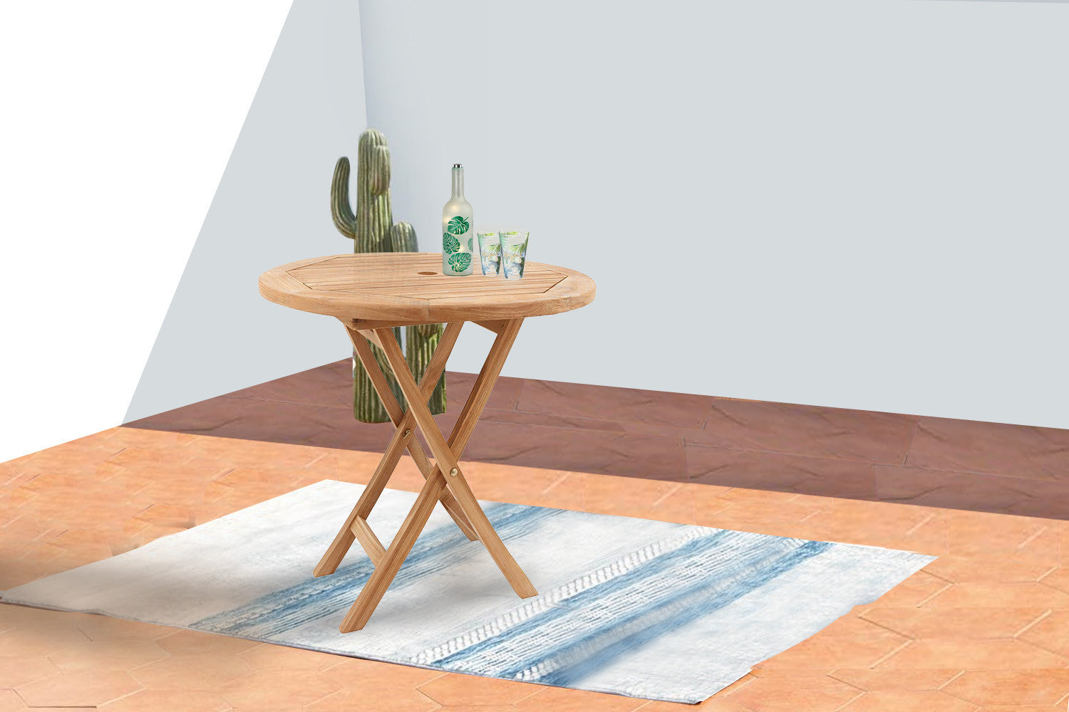 concept-usine-mejia-table-de-jardin-ronde-teck-4-places image 3