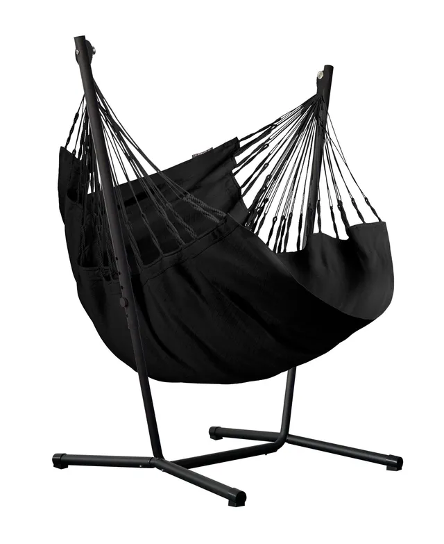 la-siesta-fiji-organic-fauteuil-suspendu-comfort-onyx-coton-bio image 1