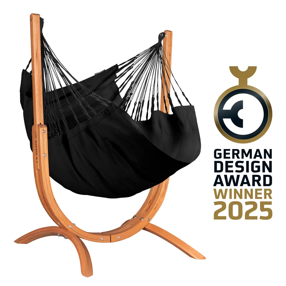 la-siesta-udine-organic-fauteuil-suspendu-onyx-avec-support image 1