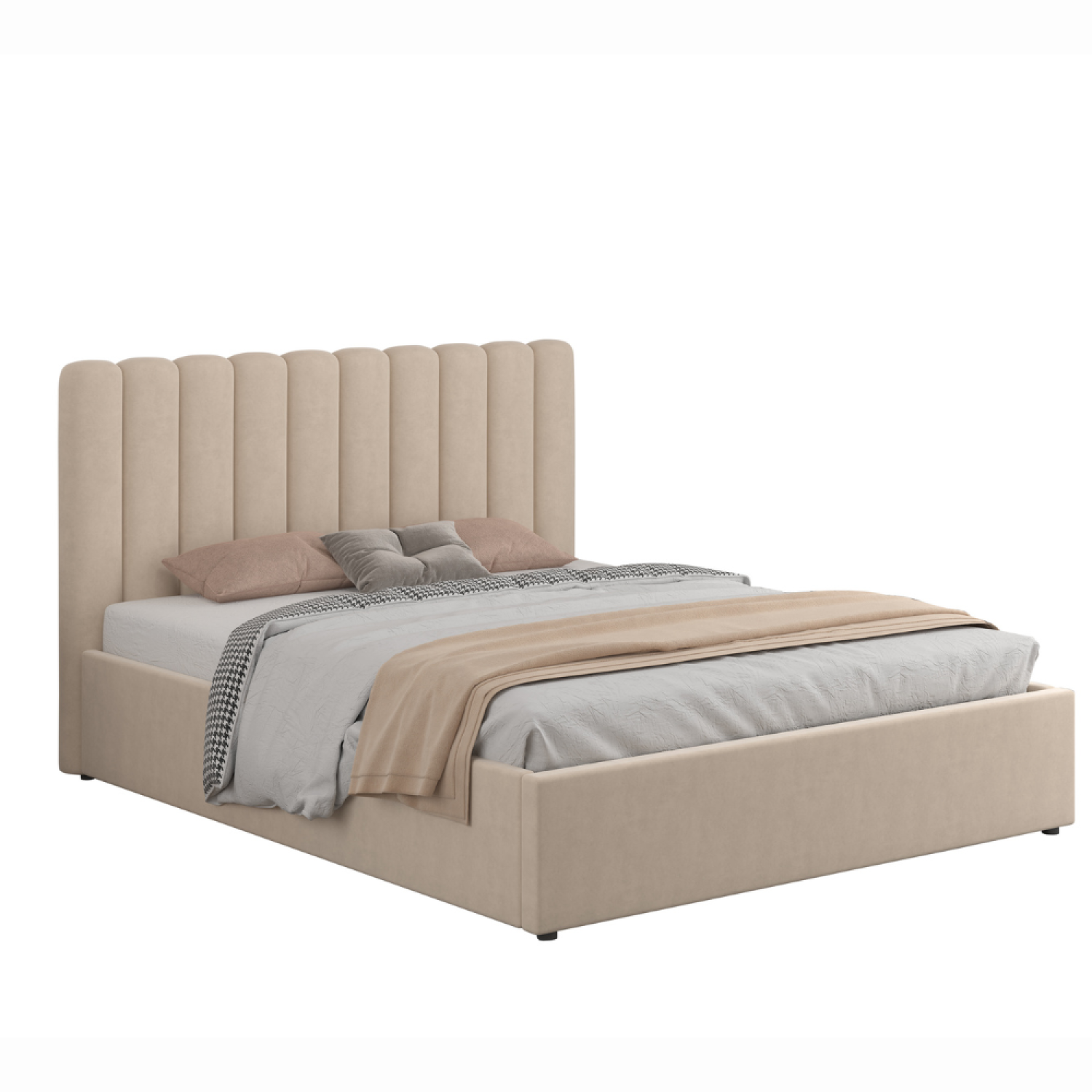 concept-usine-savannah-lit-coffre-160x200-velours-beige image 4