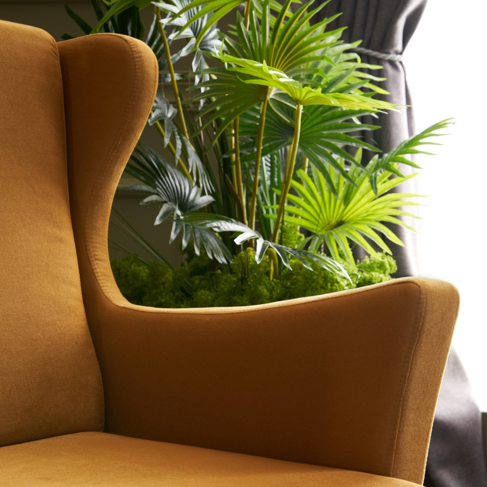 concept-usine-williams-fauteuil-velours-vert-vintage-1-place image 5