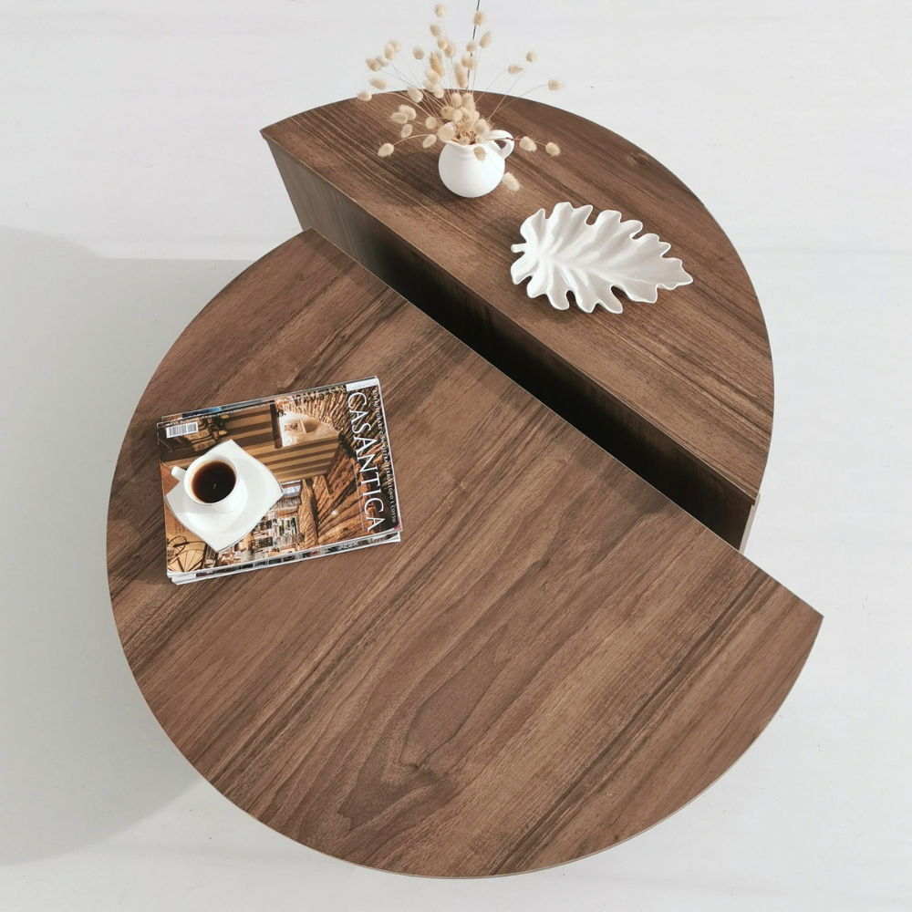 concept-usine-mila-table-basse-ronde-bois-modulable image 5