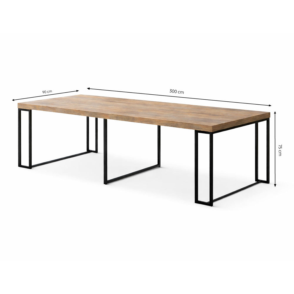 concept-usine-kama-table-salle-manger-extensible-300cm-bois image 8