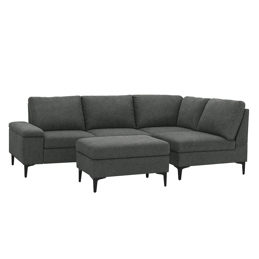 concept-usine-colchester-canap-d-angle-gris-anthracite-avec-pouf image 3