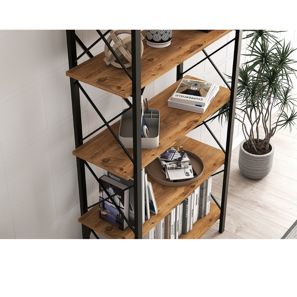 concept-usine-fani-biblioth-que-bois-et-noir-5-tag-res image 5