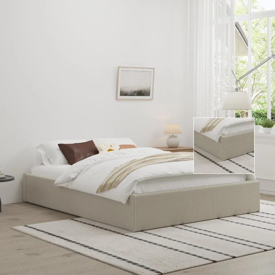 concept-usine-austin-lit-coffre-140x190-velours-c-tel-beige-2-places image 1