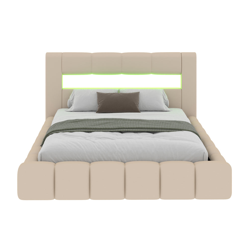 concept-usine-omaha-lit-coffre-160x200-led-velours-beige image 6
