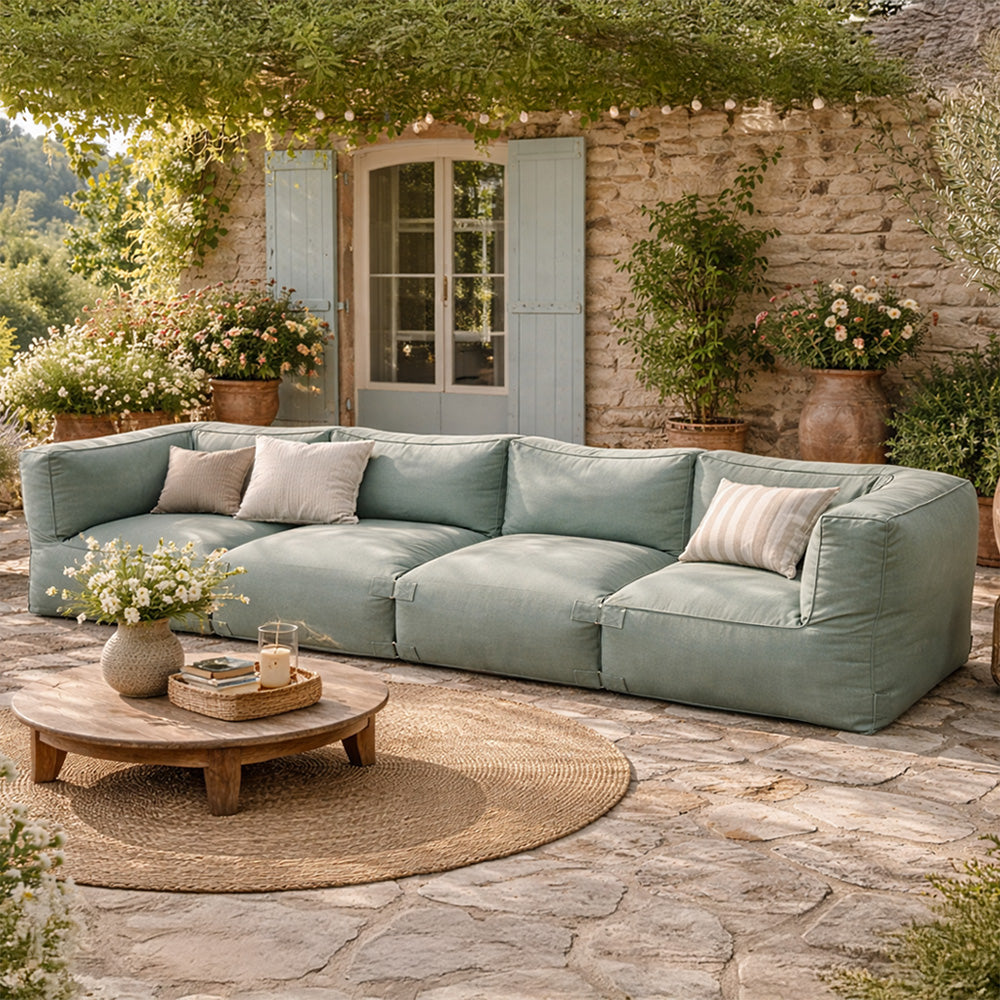 concept-usine-praiano-4-poufs-ext-rieur-modulable-gris image 1