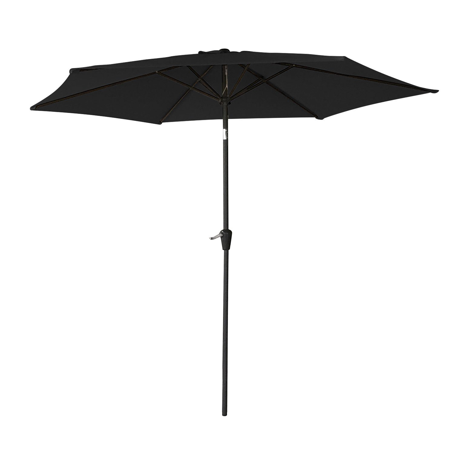 happy-garden-hapuna-parasol-droit-rond-2-70m-noir-inclinable image 1