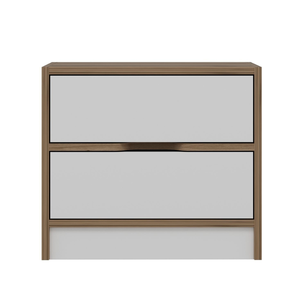 concept-usine-molde-table-de-chevet-bois-blanc-tiroirs image 4
