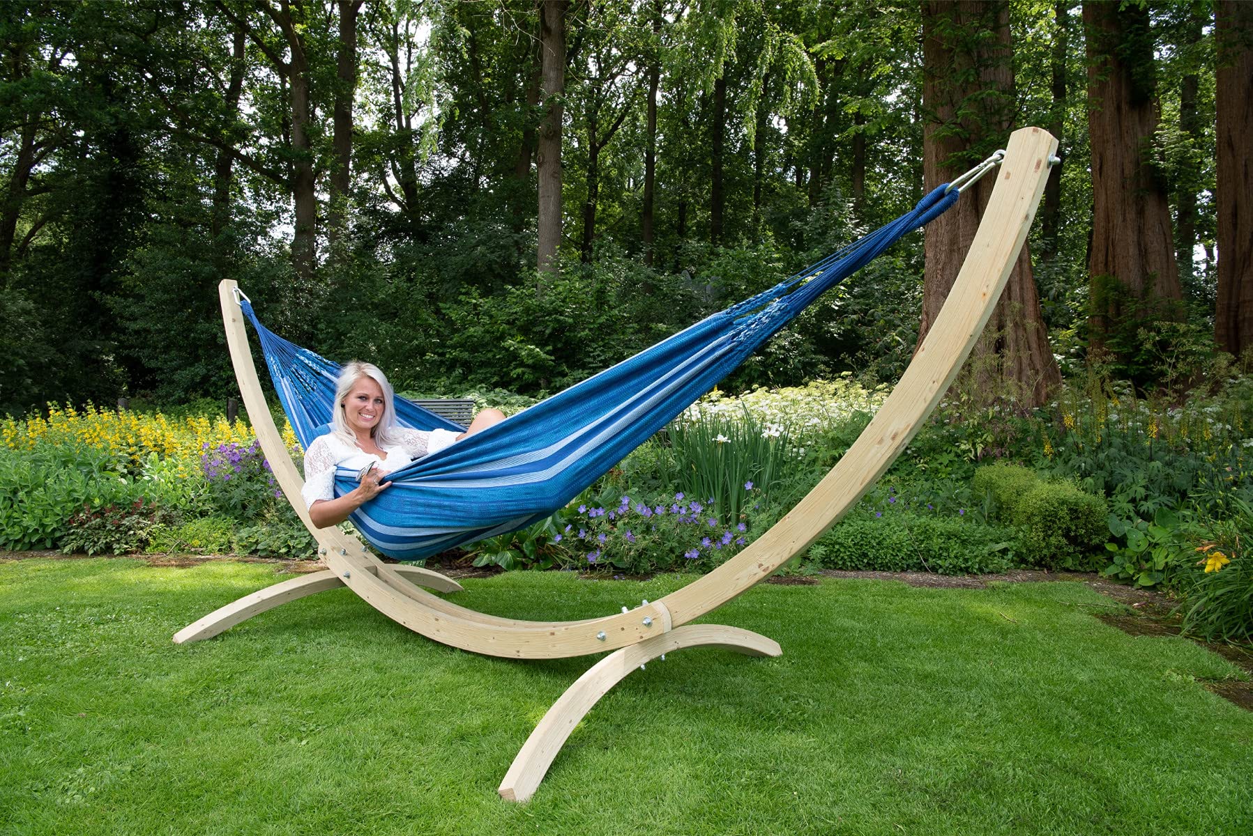 tropilex-chill-hamac-double-bleu-350-cm-180-kg image 2