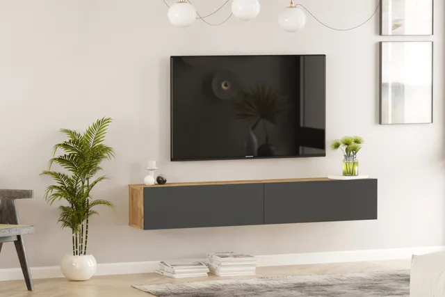 concept-usine-hyl-meuble-tv-mural-180-cm-bois-et-gris image 1