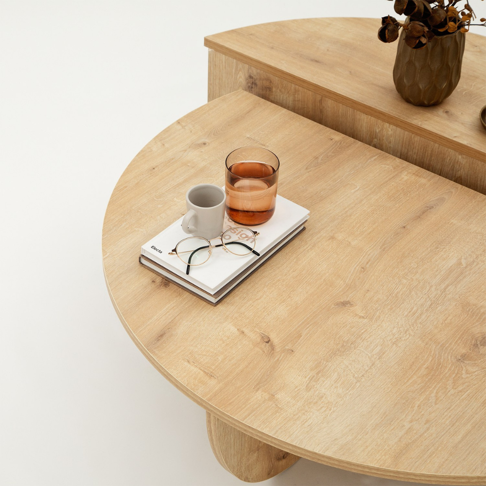 concept-usine-carlow-table-basse-ronde-bois-modulable image 3