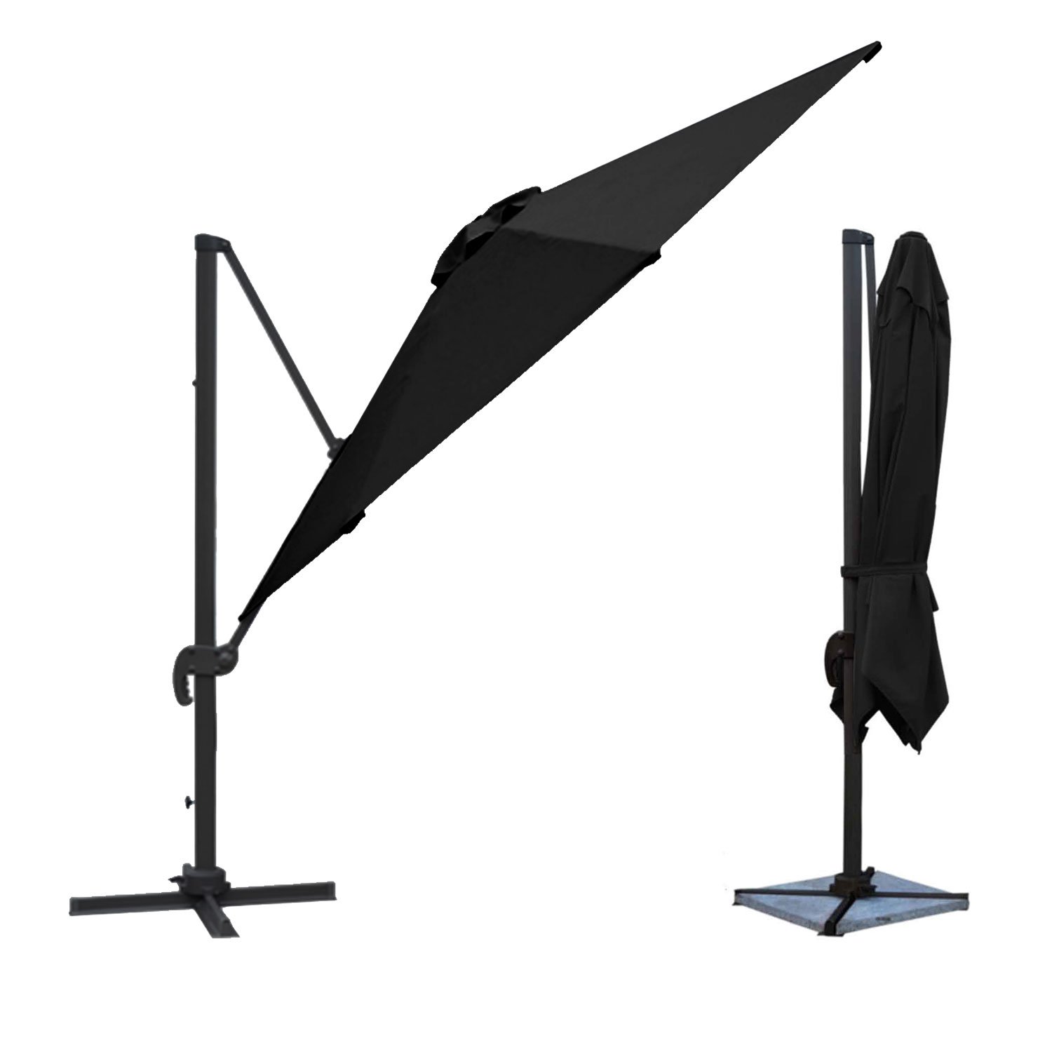 happy-garden-molokai-parasol-d-port-3x3m-noir image 2