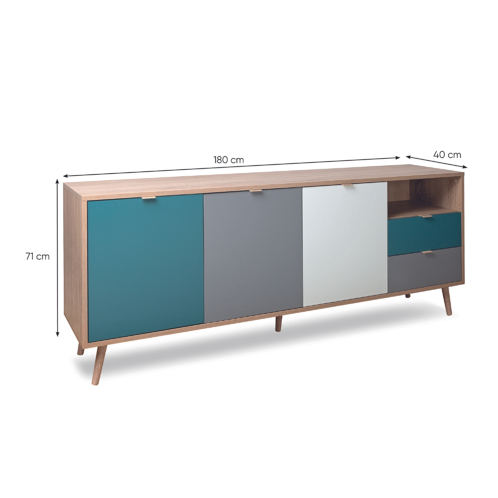 concept-usine-perast-buffet-scandinave-180-cm-tricolore image 8