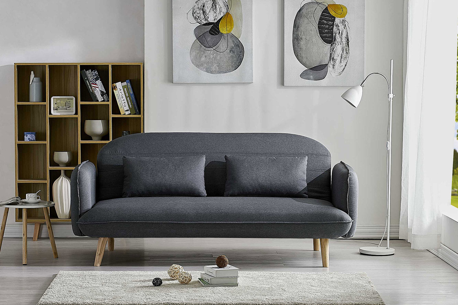 concept-usine-sotchi-canap-convertible-3-places-tissu-gris image 1