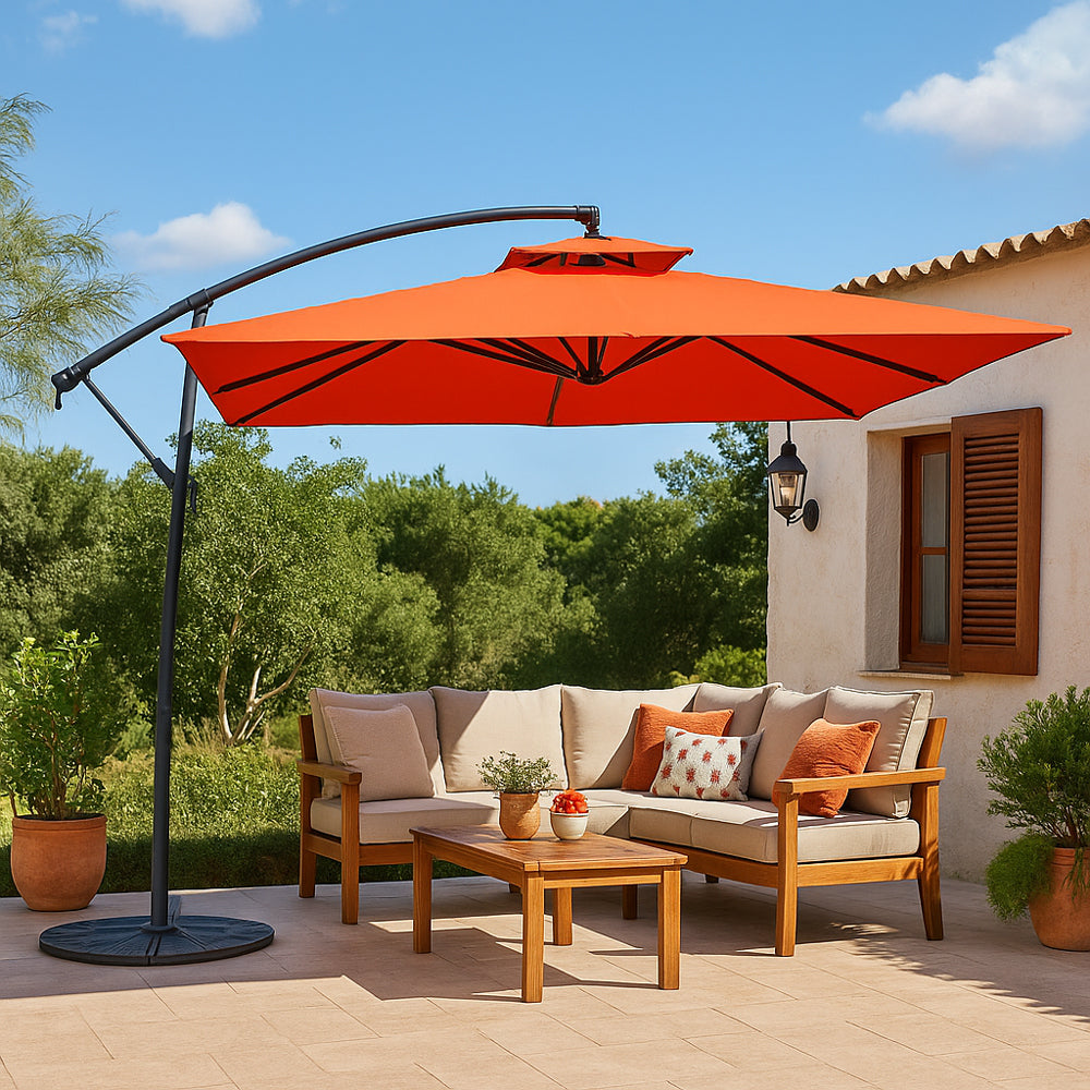 concept-usine-capri-parasol-d-port-3x3-m-gris-inclinable image 5