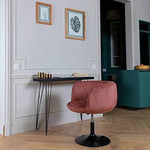 happy-garden-bari-nolan-tabouret-bar-velours-rose-r-glable image 8