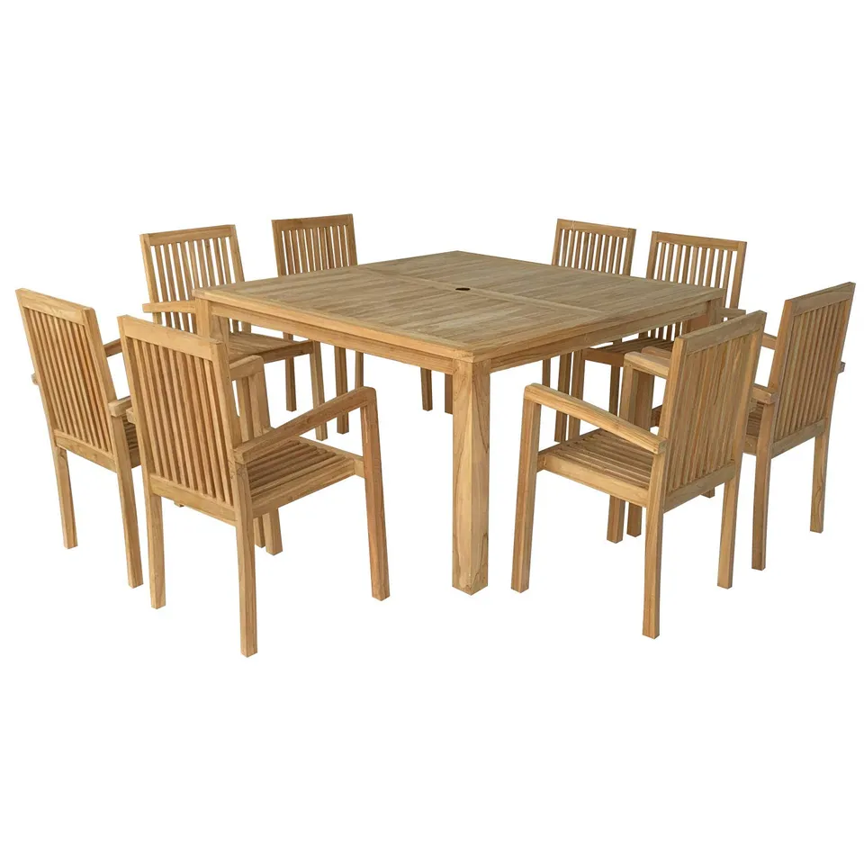 happy-garden-lombok-salon-jardin-teck-8-places-table-140-cm image 1
