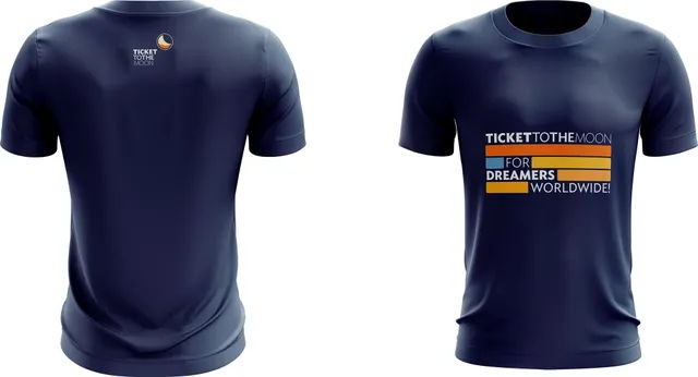 ticket-to-the-moon-t-shirt-femme-coton-taille-m image 1