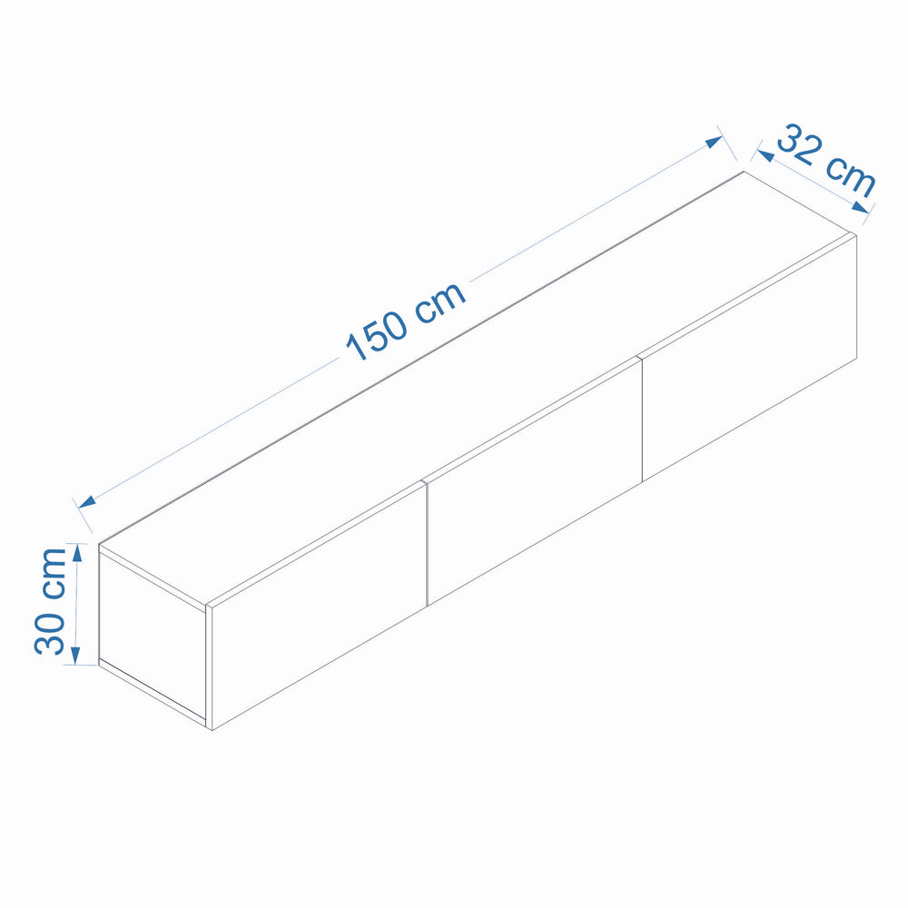 concept-usine-hal-meuble-tv-suspendu-blanc-150-cm image 6