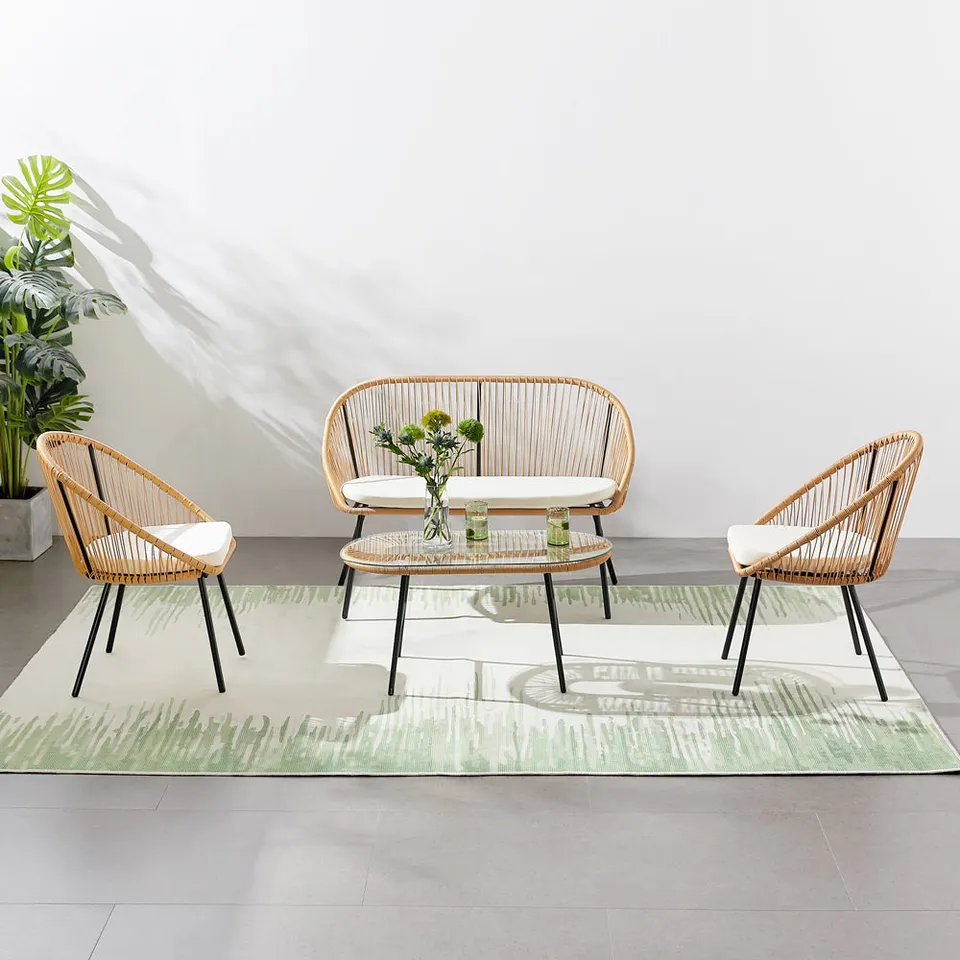 concept-usine-ravello-salon-de-jardin-4-places-beige image 1