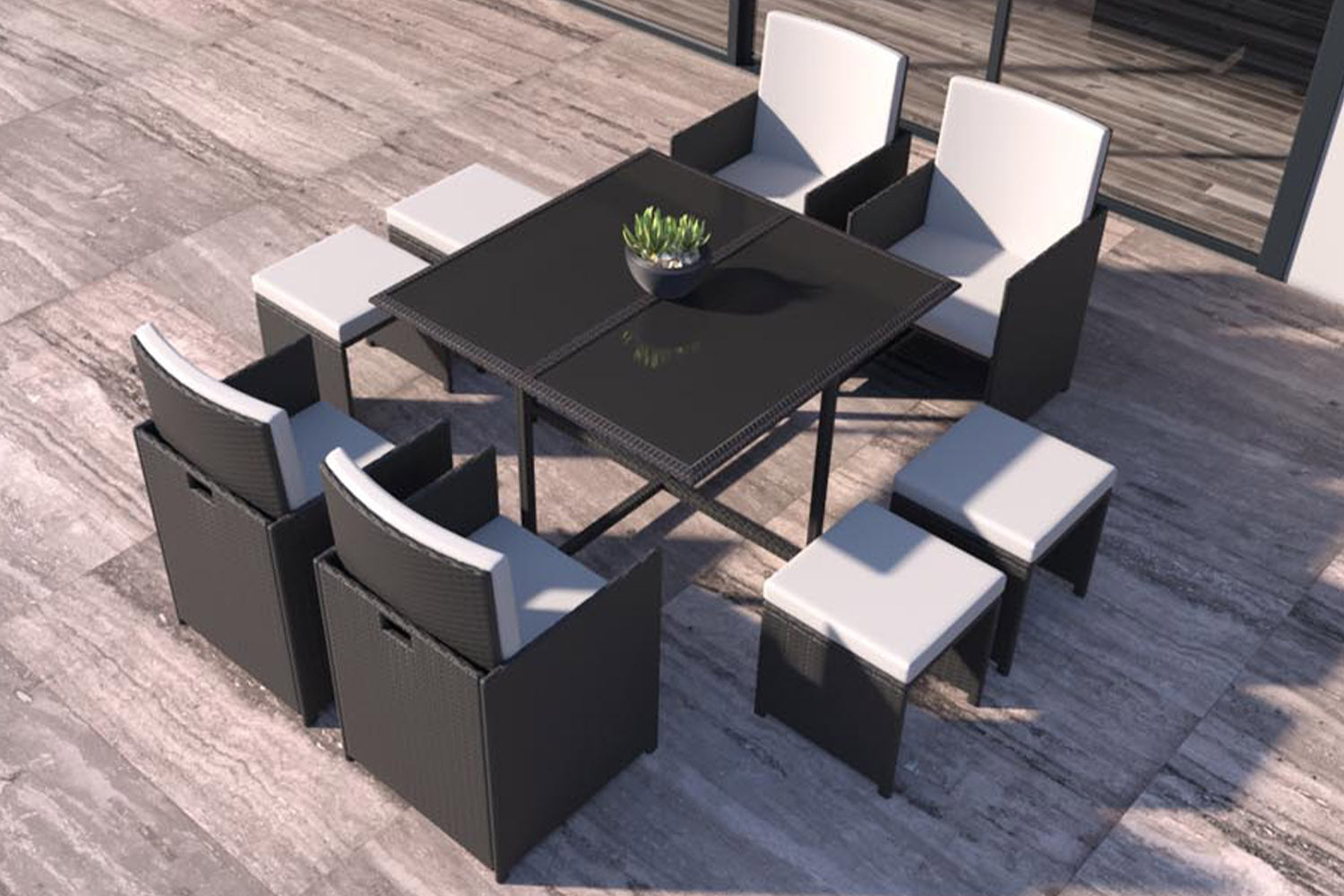 concept-usine-florida-8-salon-jardin-8-places-noir-blanc image 3