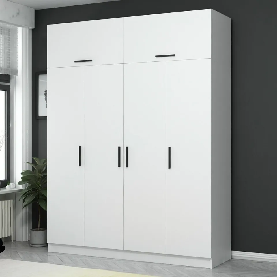 concept-usine-foch-dressing-blanc-180-cm-avec-penderie image 1