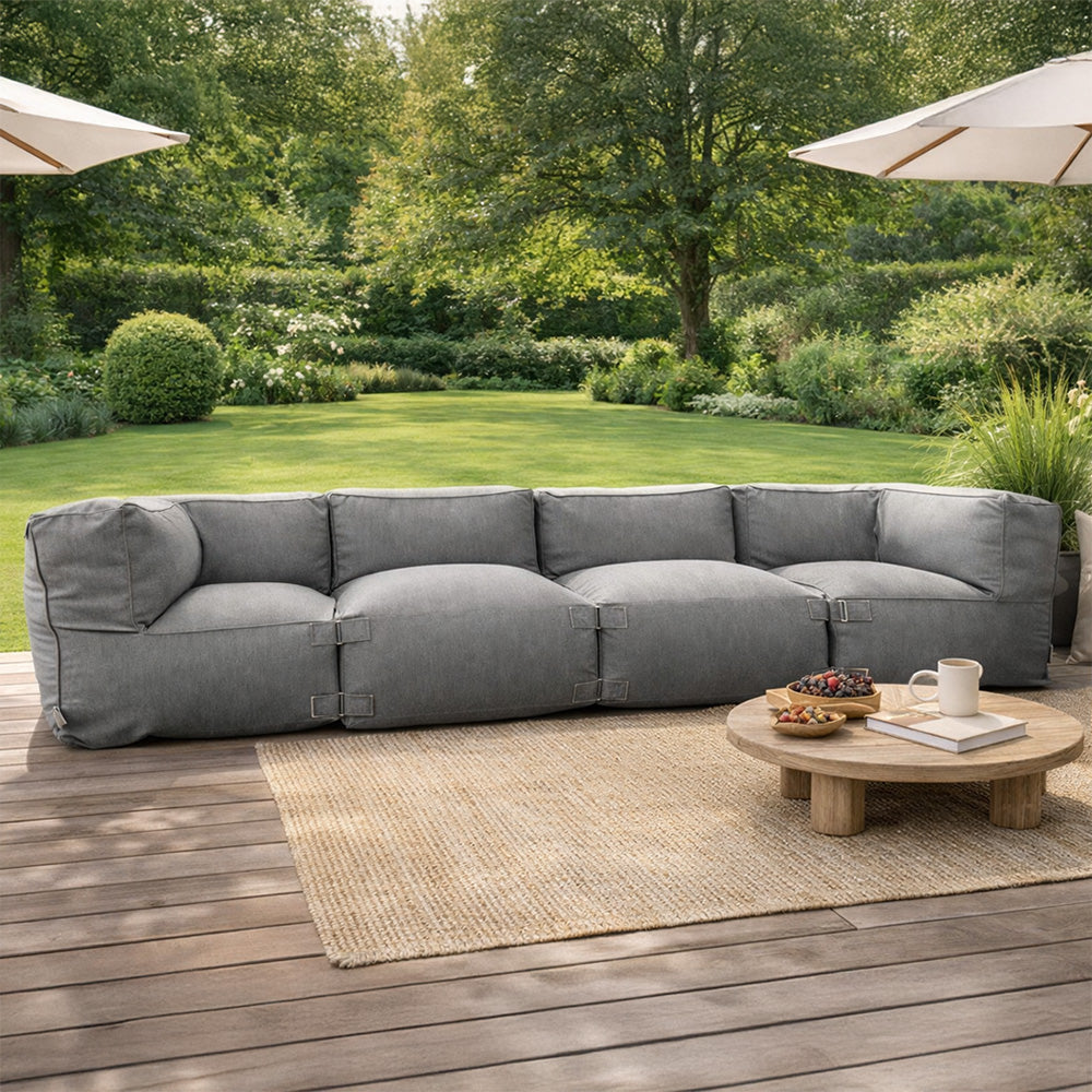 concept-usine-praiano-4-poufs-ext-rieur-modulable-gris image 2