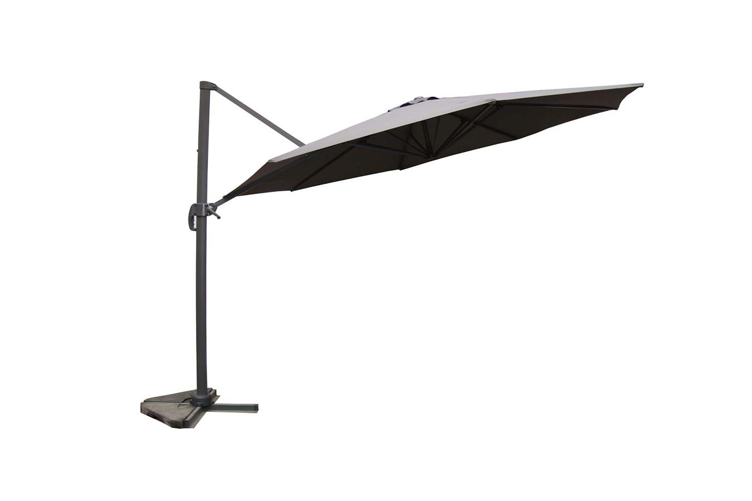 concept-usine-castillo-parasol-d-port-gris-350-cm-inclinable image 2