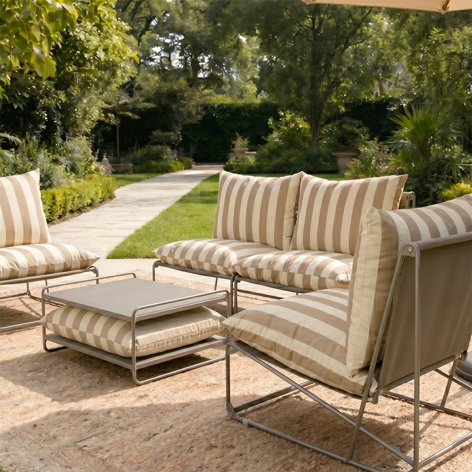 concept-usine-andria-salon-de-jardin-4-places-taupe image 3