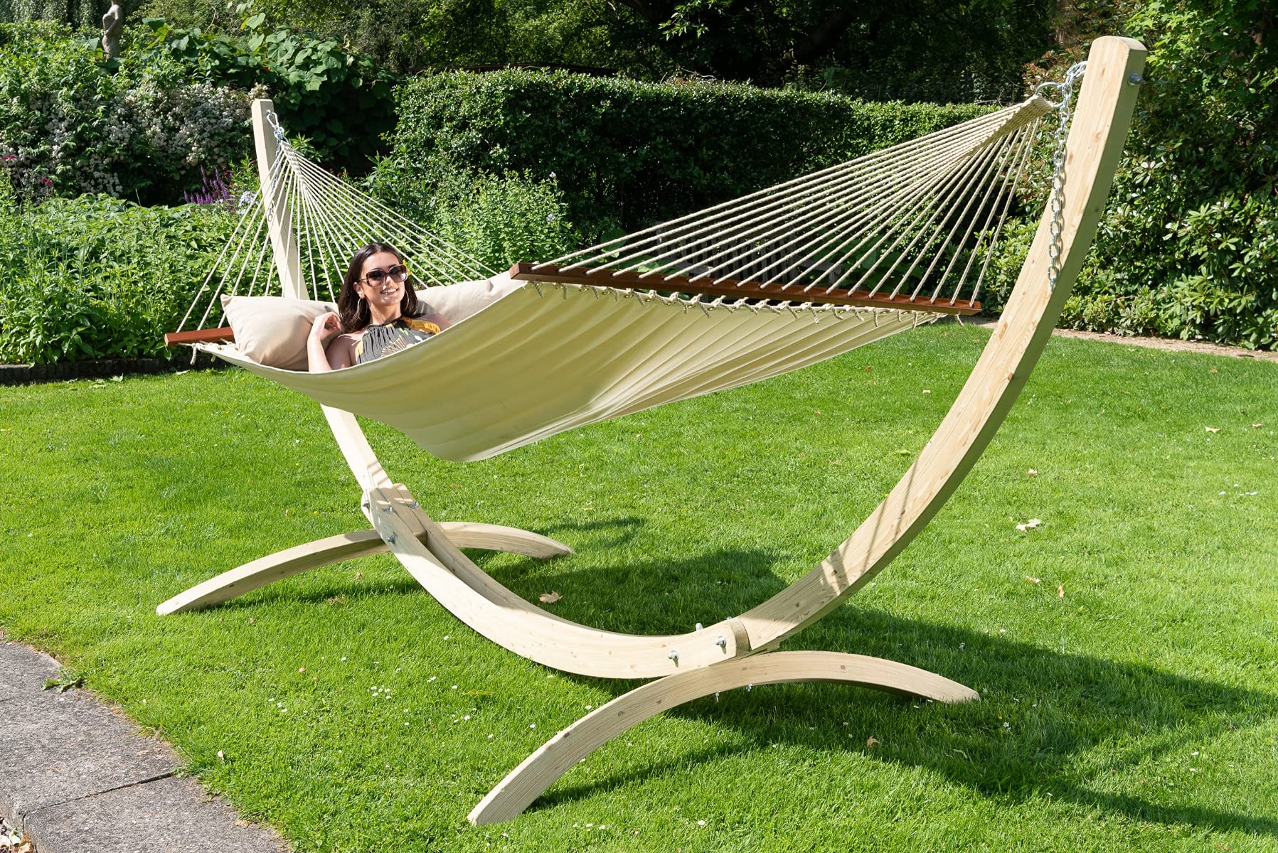 tropilex-wood-support-hamac-bois-pin-fsc-familial-200-kg image 2