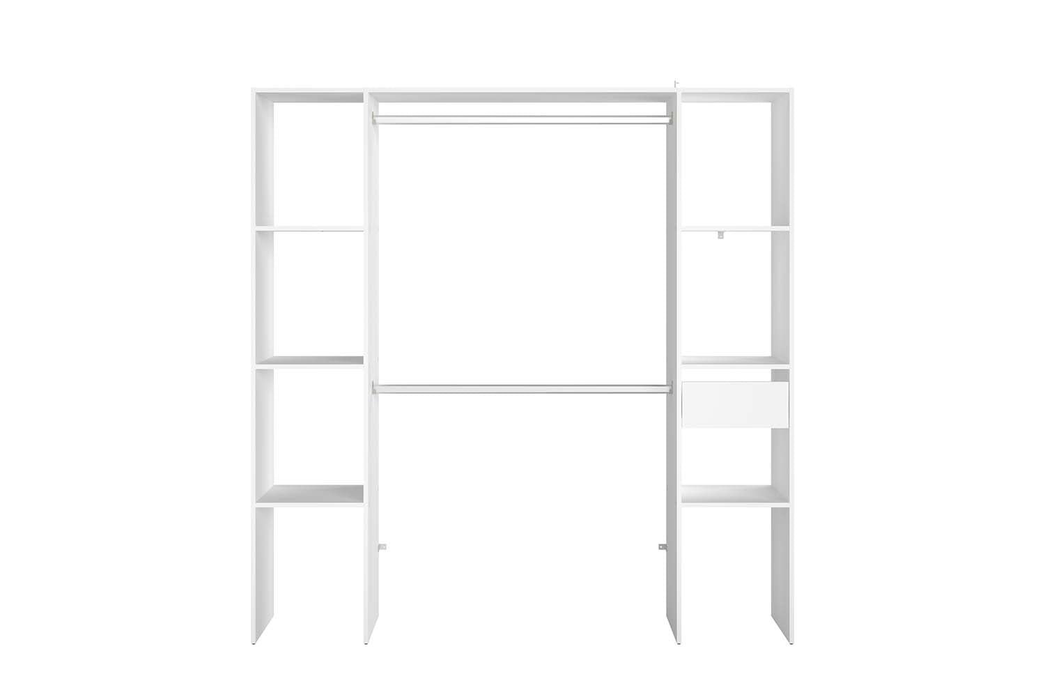 concept-usine-elys-e-dressing-blanc-180-cm-penderie-tiroir image 3