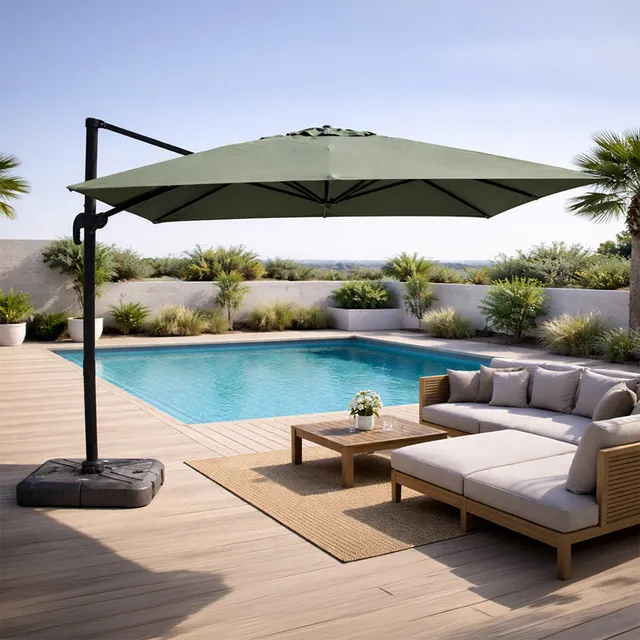 concept-usine-palatino-3x3m-parasol-d-port-taupe-rotatif image 1