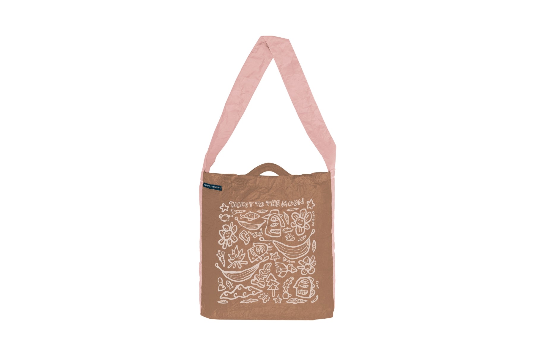 ticket-to-the-moon-eco-bag-medium-sac-pliable-15l-recycl image 3