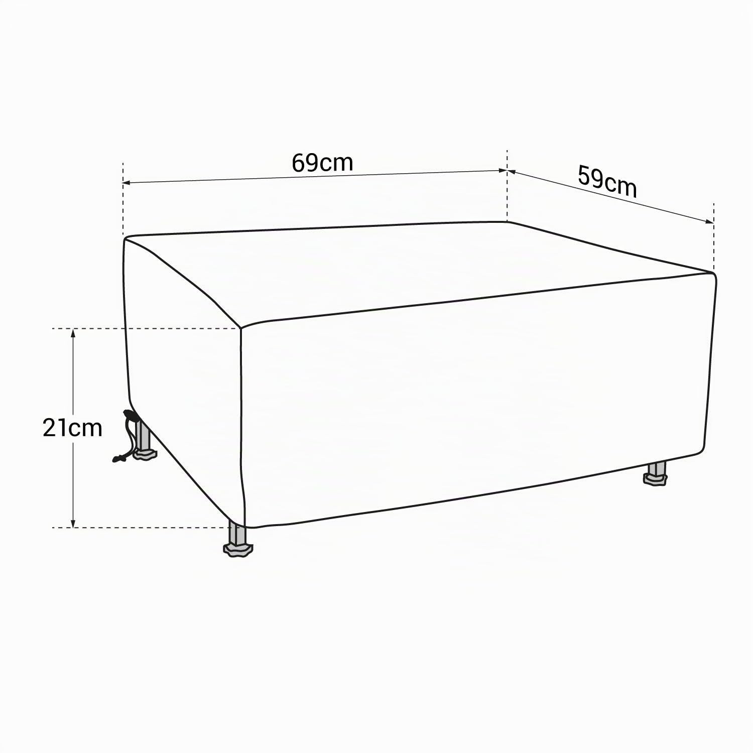 happy-garden-similan-housse-plancha-m-noire-polyester-69-cm image 2
