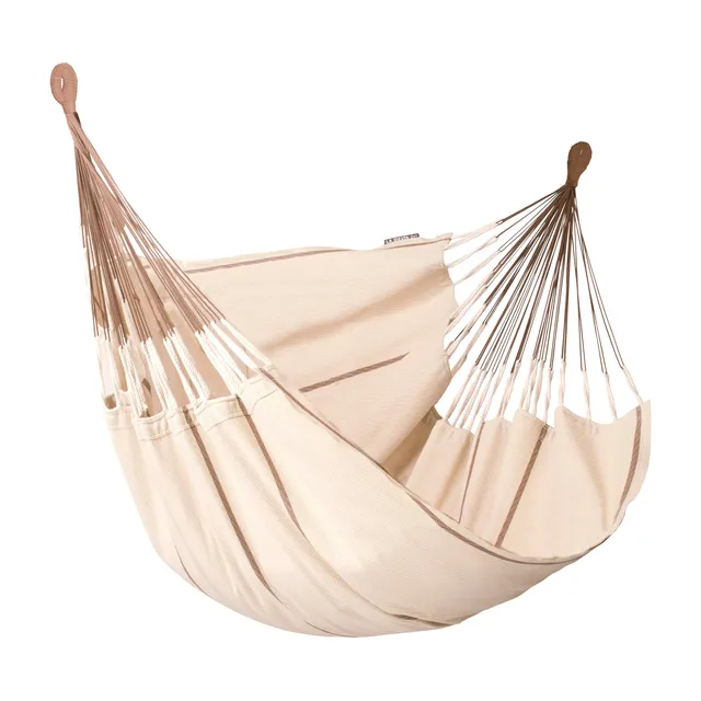 la-siesta-cumbia-organic-nougat-fauteuil-suspendu-king-coton-bio image 1
