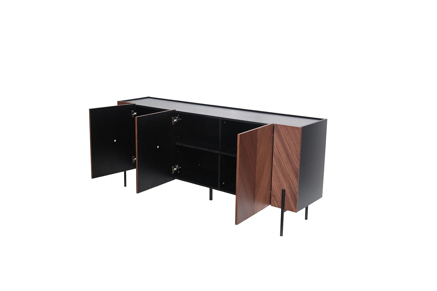 concept-usine-sequoia-buffet-bois-noyer-avec-portes image 3
