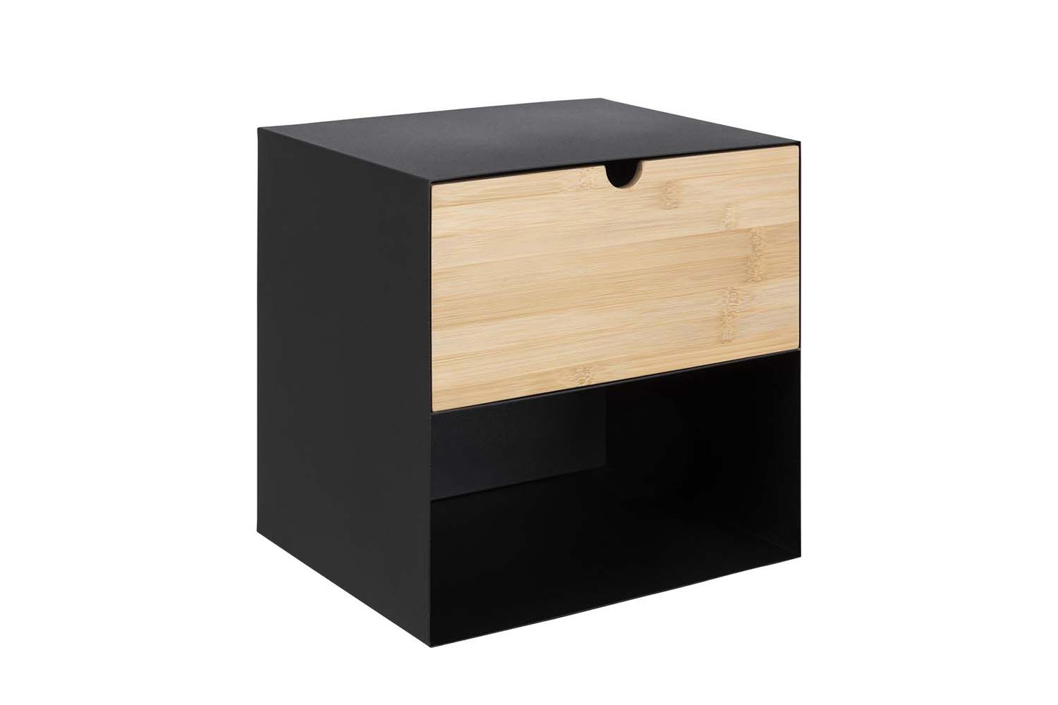 concept-usine-aloft-table-chevet-suspendue-bois-et-noir image 2