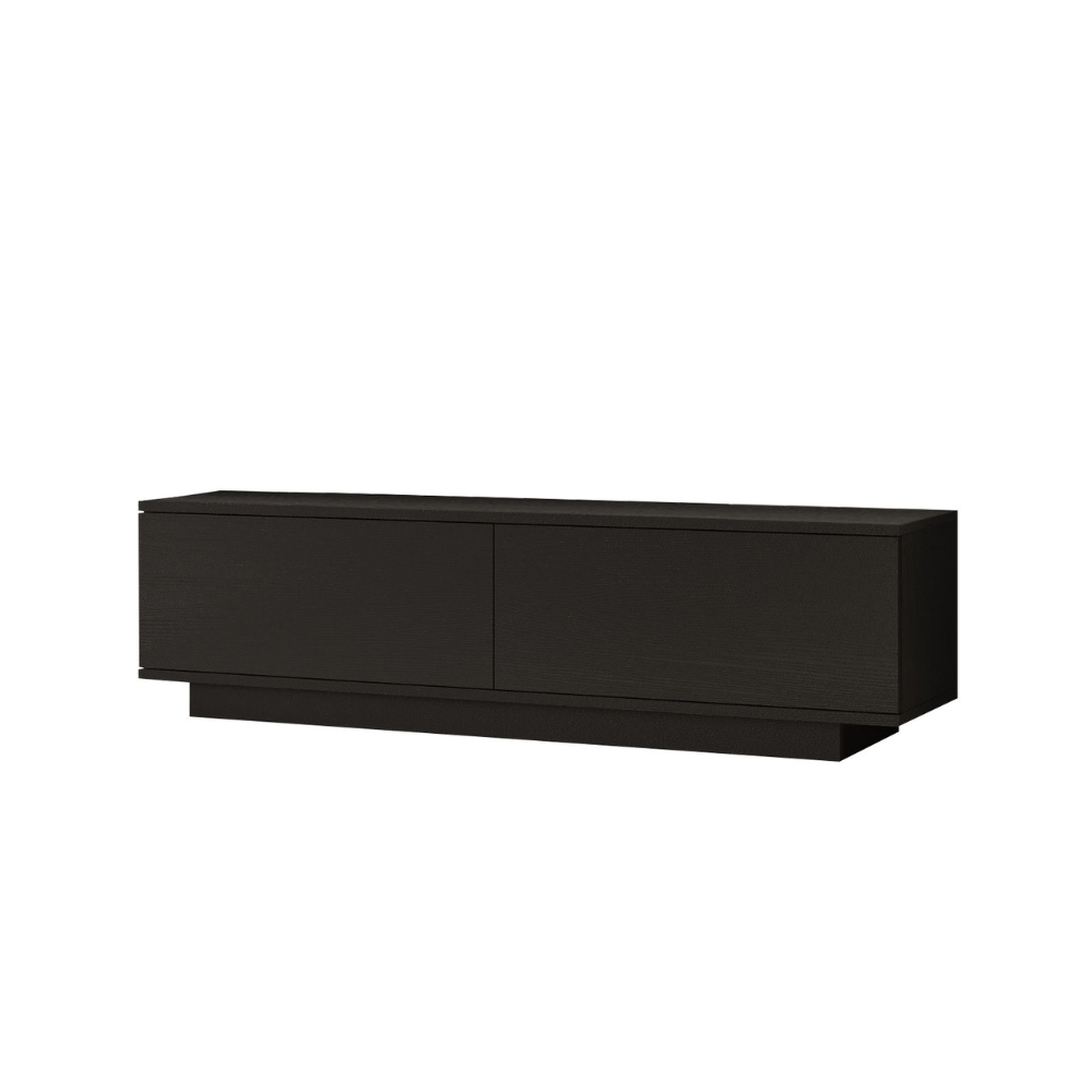 concept-usine-meli-meuble-tv-noir-bois-140-cm-2-portes image 4