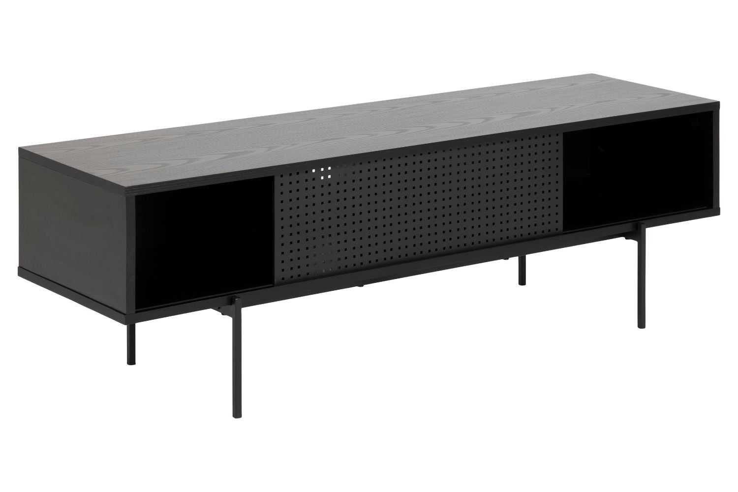 concept-usine-jupiter-meuble-tv-140-cm-noir-avec-rangement image 4
