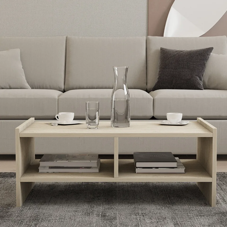 concept-usine-albin-table-basse-beige-avec-rangement image 1