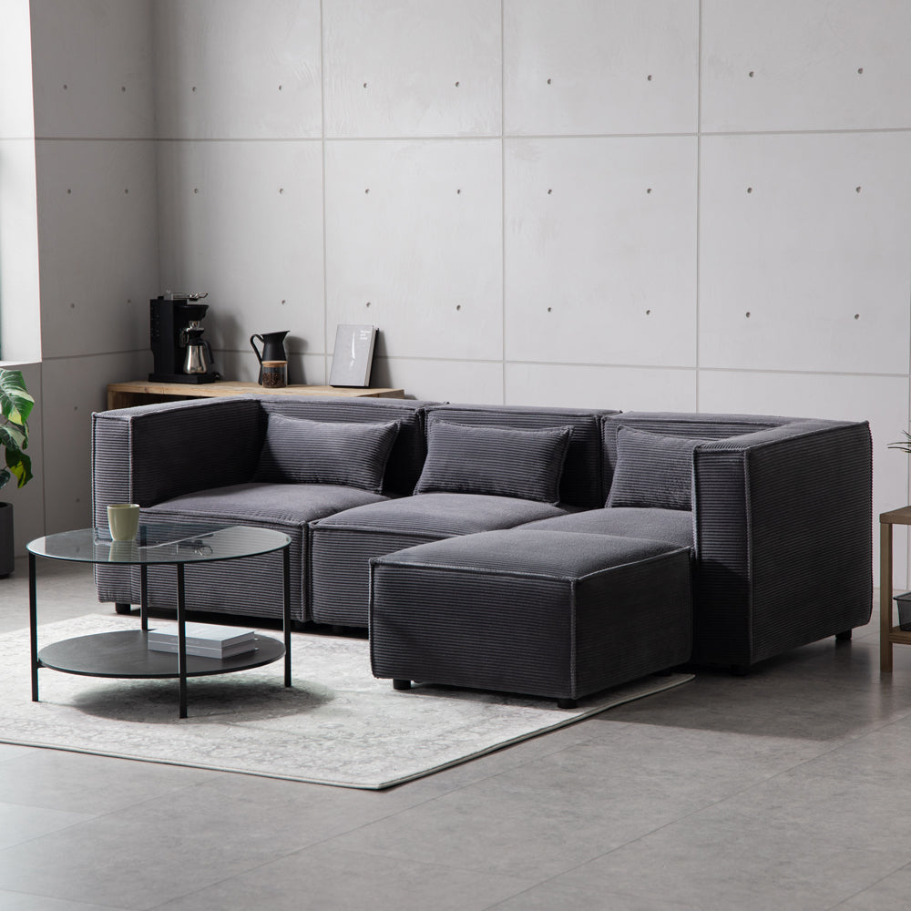 concept-usine-modular-canap-3-places-bouclette-beige image 2