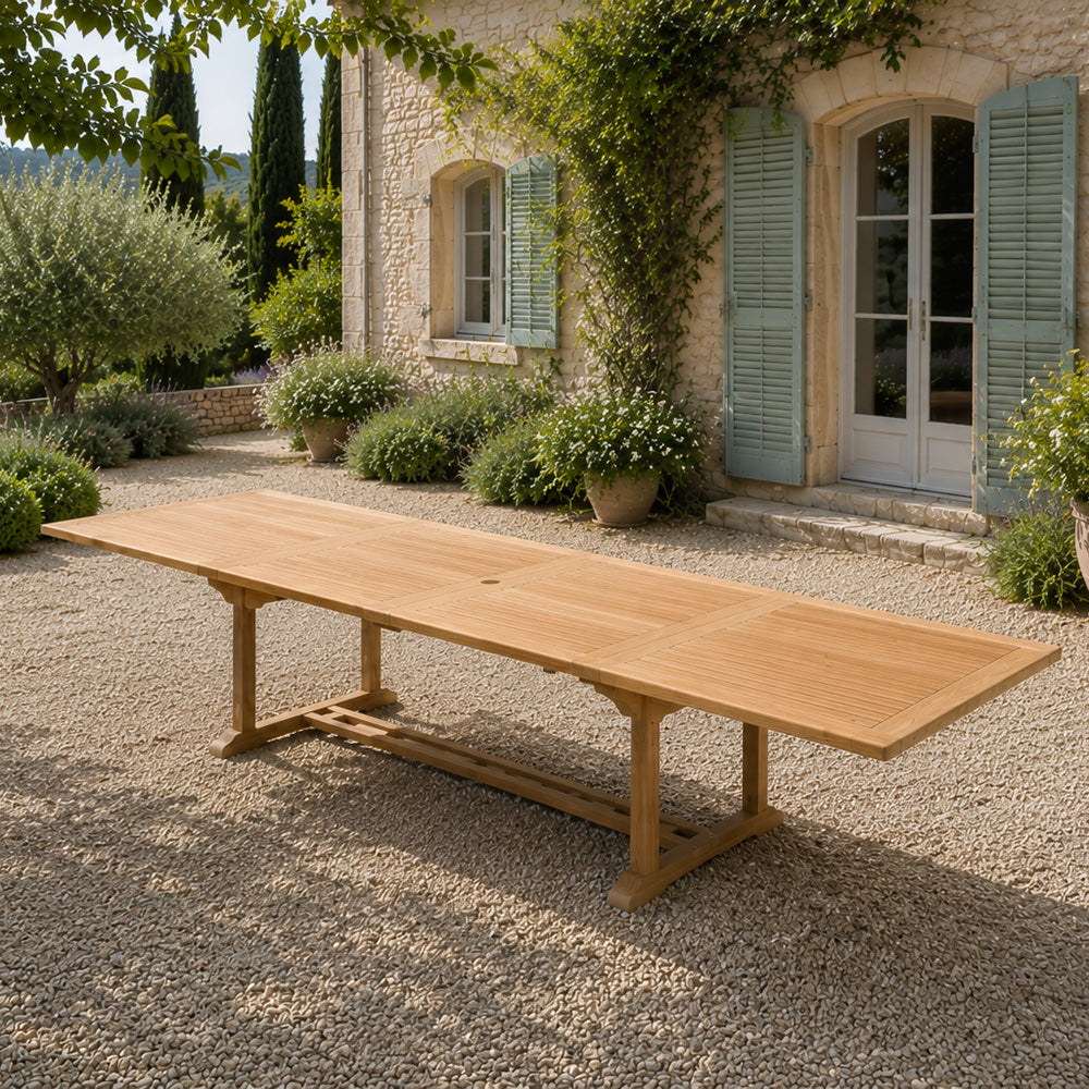concept-usine-kajang-table-de-jardin-teck-extensible-300-cm-12-places image 2